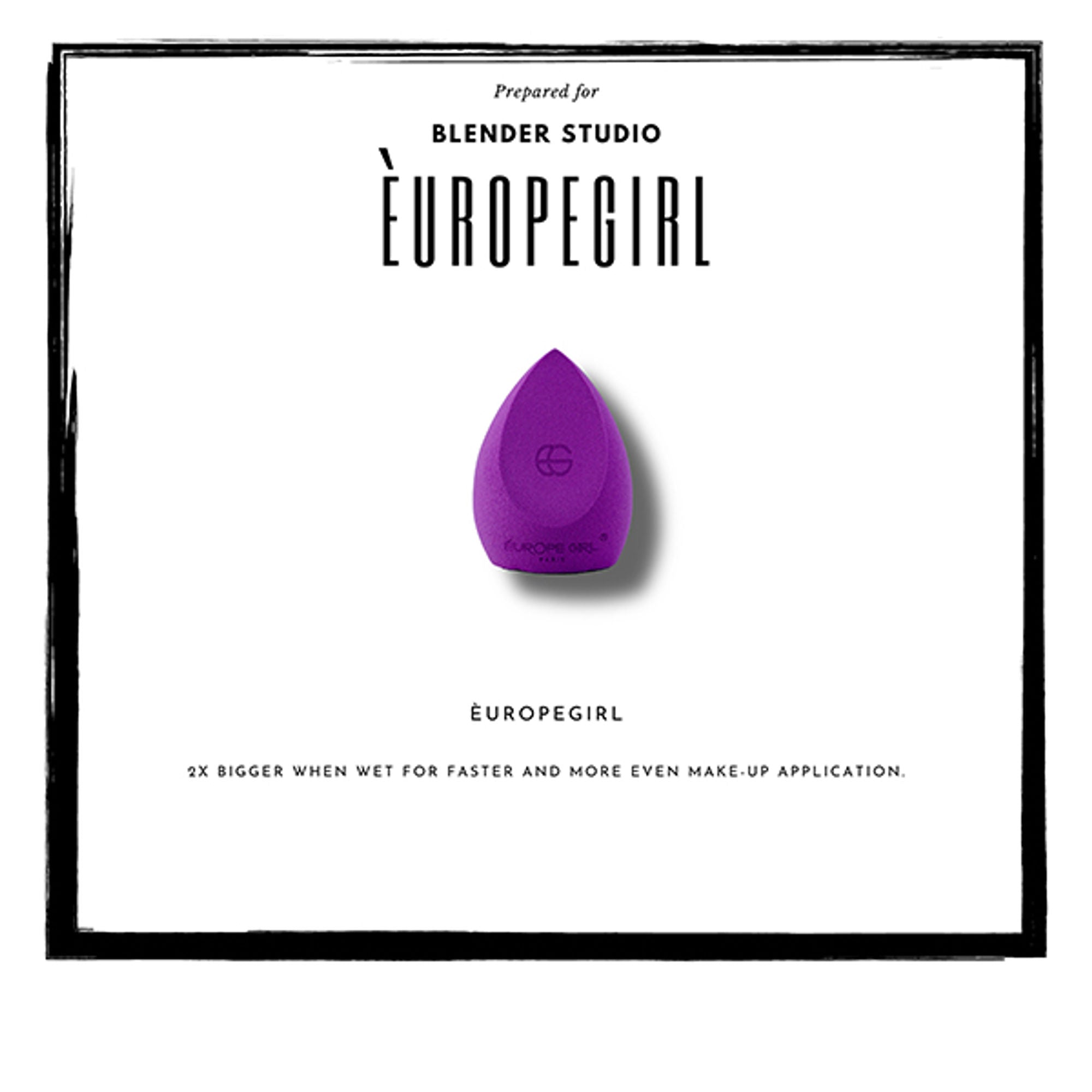 Europe Girl Blender - Purple With Frame