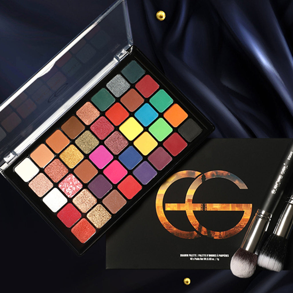 Europe Girl 40 Colour Eyeshadow Palette - Cool Tone