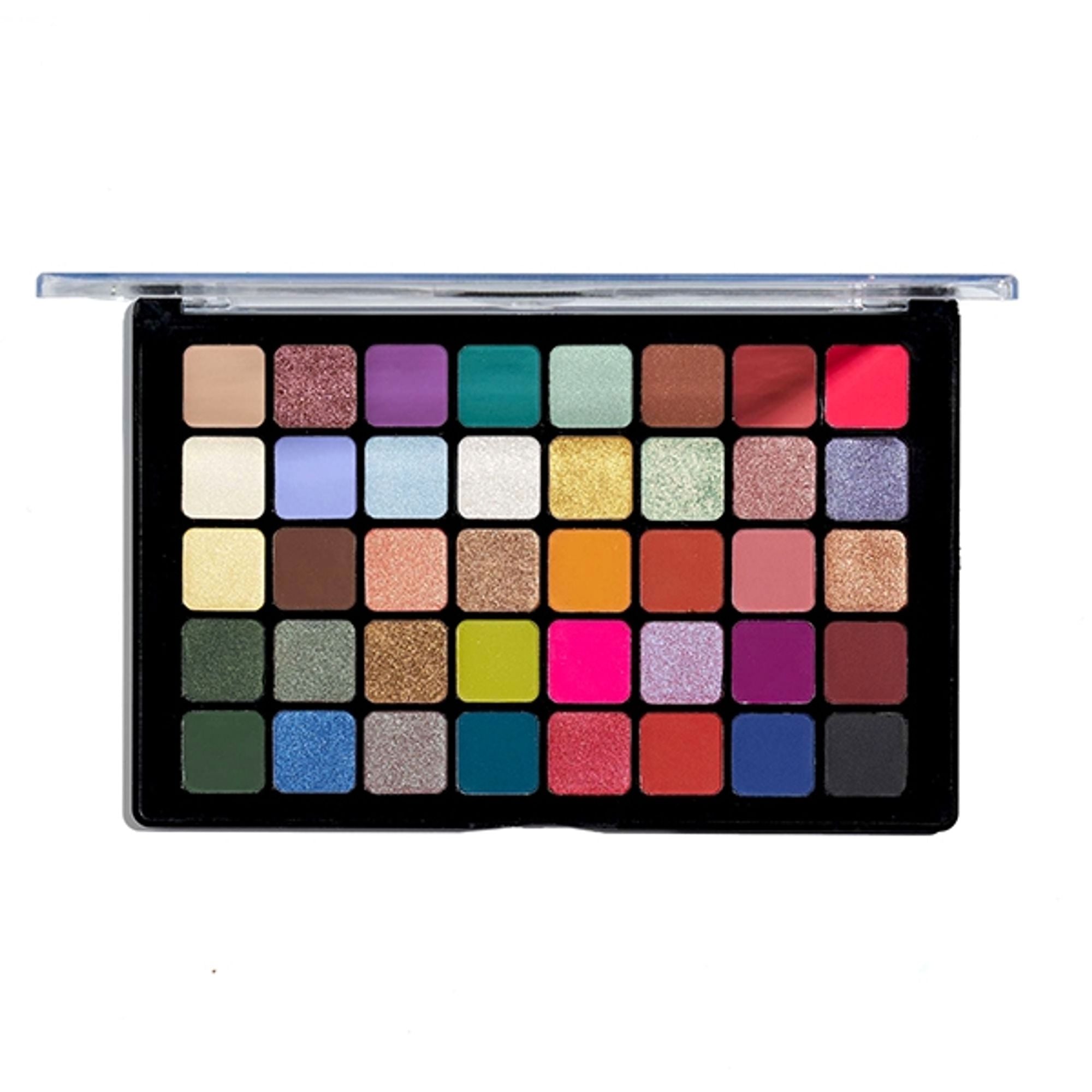 Europe Girl 40 Colour Eyeshadow Palette - Vibrant Tone