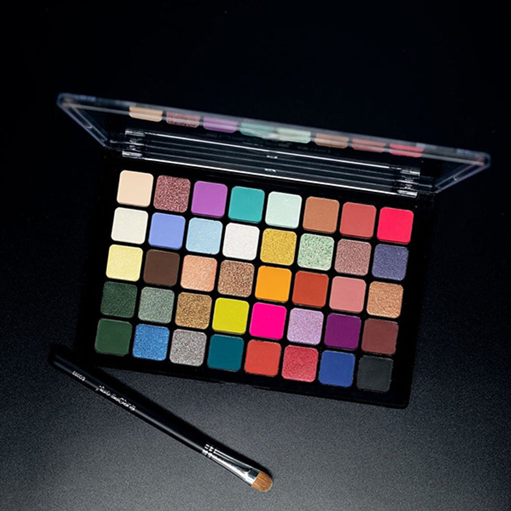 Europe Girl 40 Colour Eyeshadow Palette - Vibrant Tone