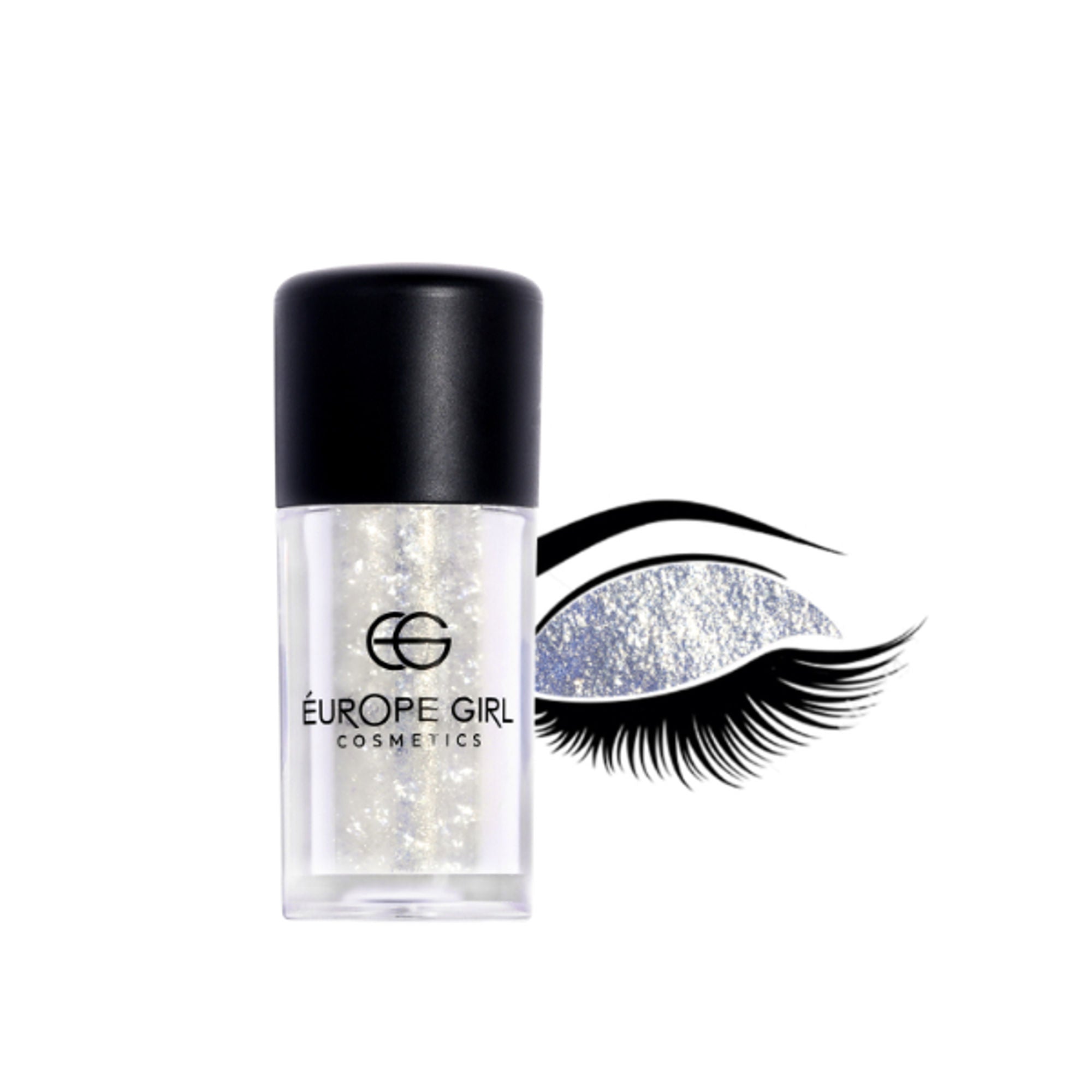 Europe Girl Single Diamond Pigment Glitter Glass - G6 Luster