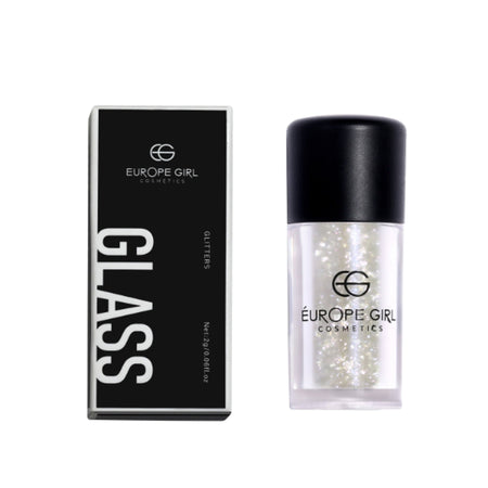 Europe Girl Single Diamond Pigment Glitter Glass - G8 Prism