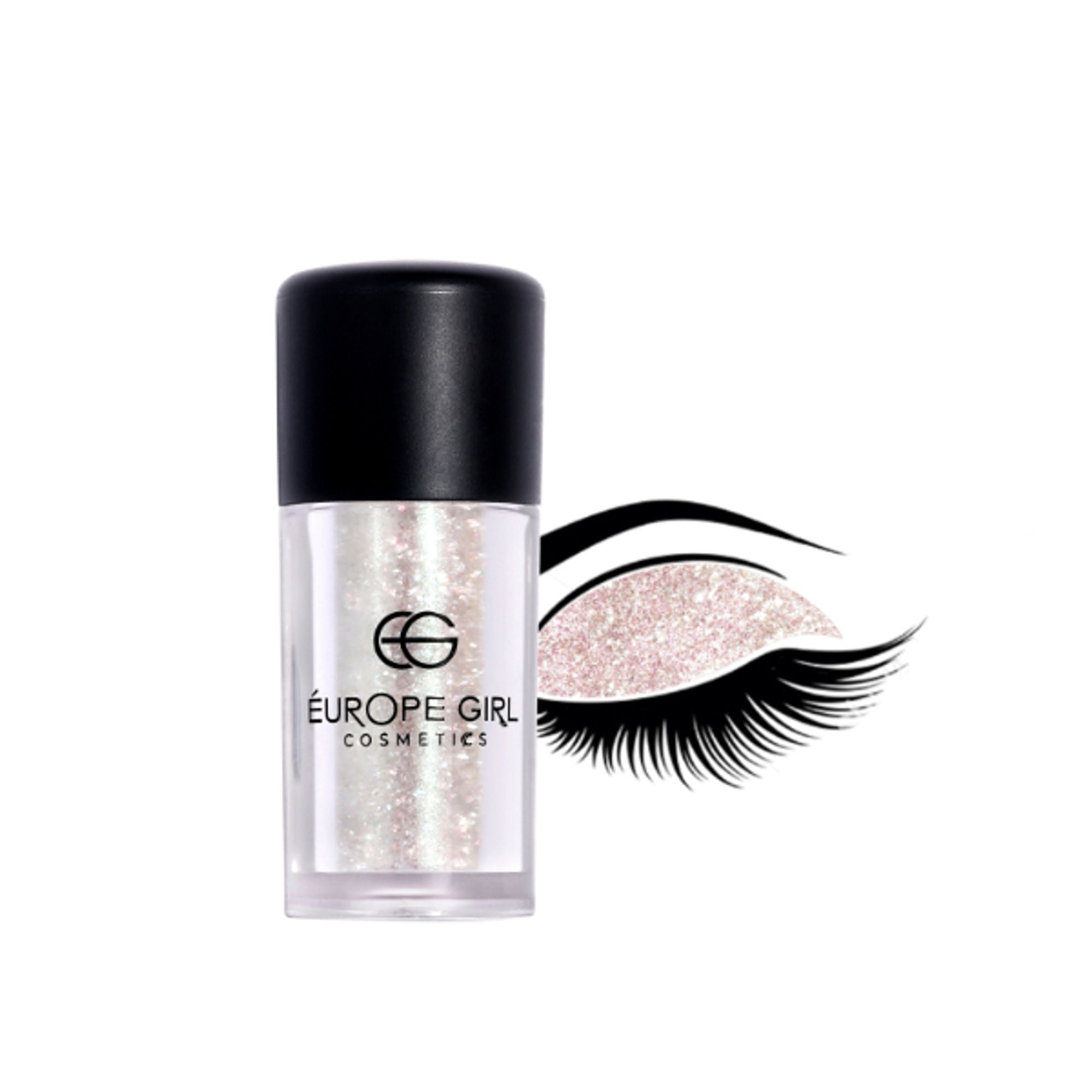 Europe Girl Single Diamond Pigment Glitter Glass - G9 Dazzle