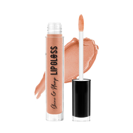 Swiss Beauty Shine & Plump Lipgloss - 5 Nude Brown