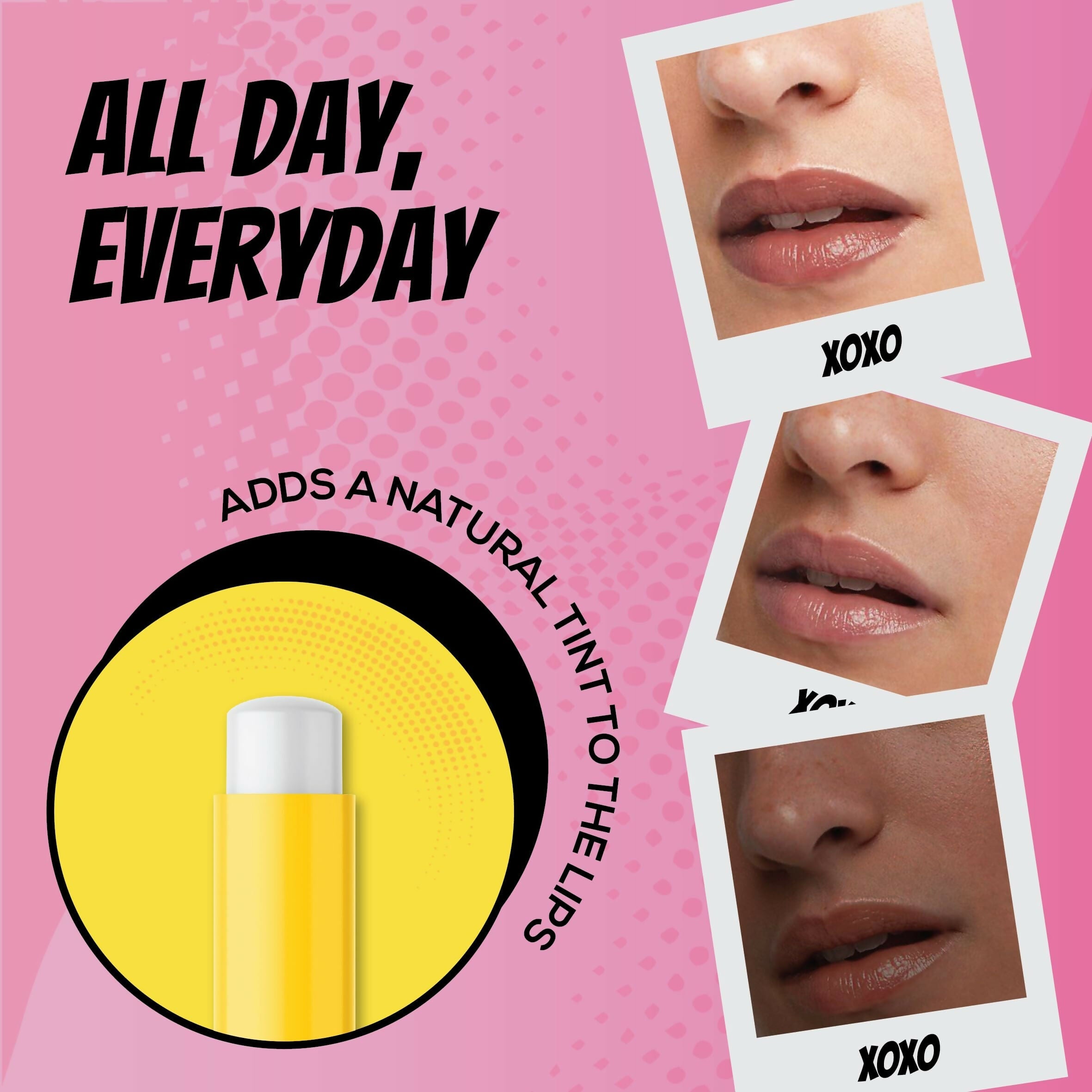 Renee Everyday Tinted Lip Balm - Plain Jane, Moisturizes & Protects with SPF 30