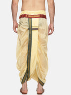 Sethukrishna Men Beige Solid Dhoti Pant - Distacart