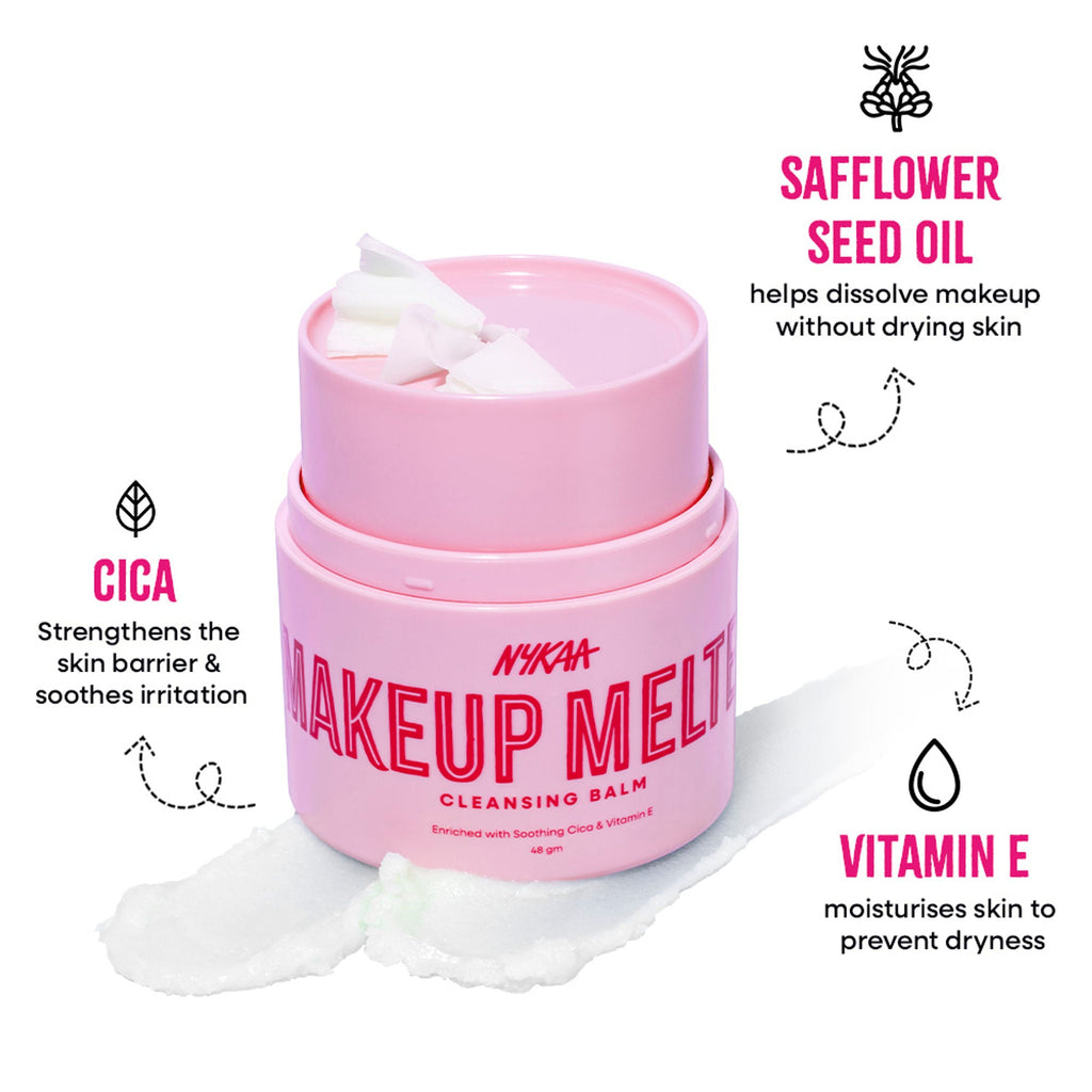 Nykaa Skin Makeup Melter Cleansing Balm – Removes Waterproof Makeup, Excess Oil & Unclogs Pores