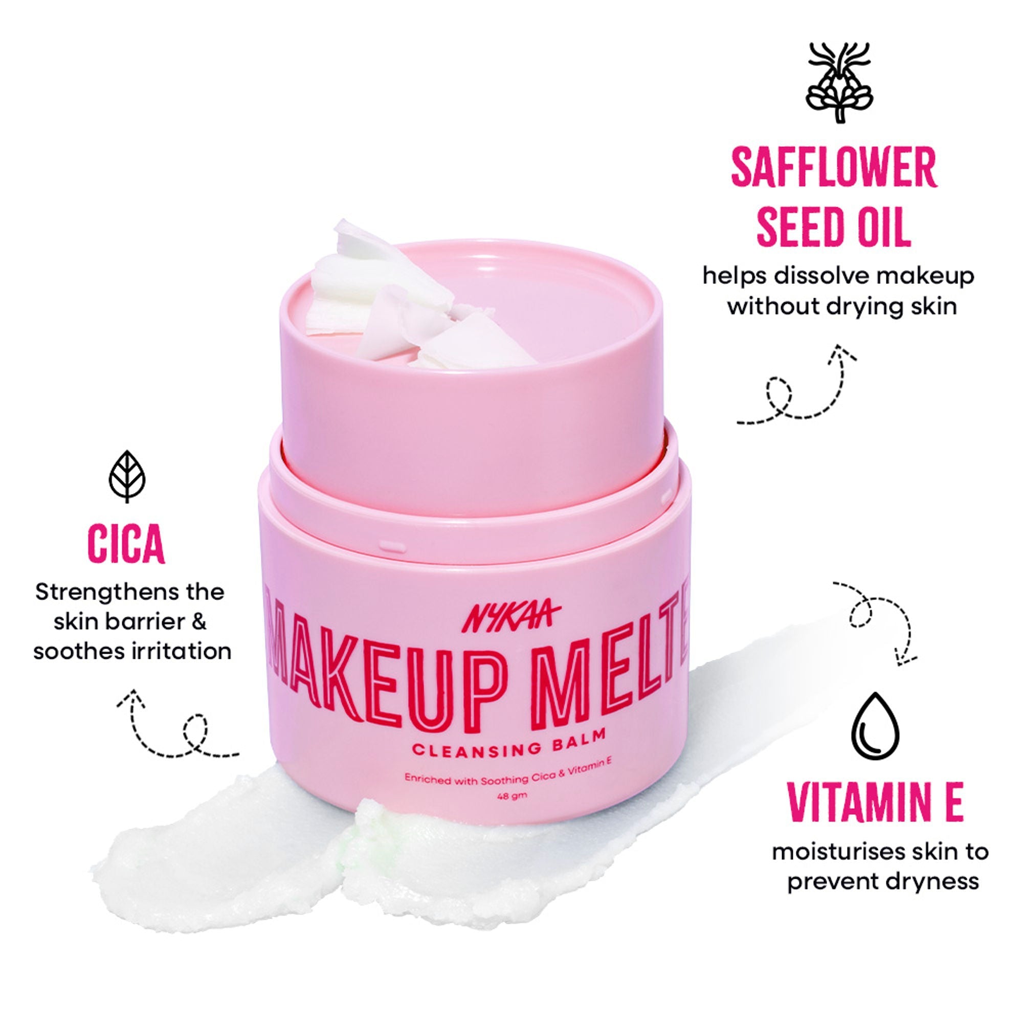 Nykaa Skin Makeup Melter Cleansing Balm – Removes Waterproof Makeup, Excess Oil & Unclogs Pores