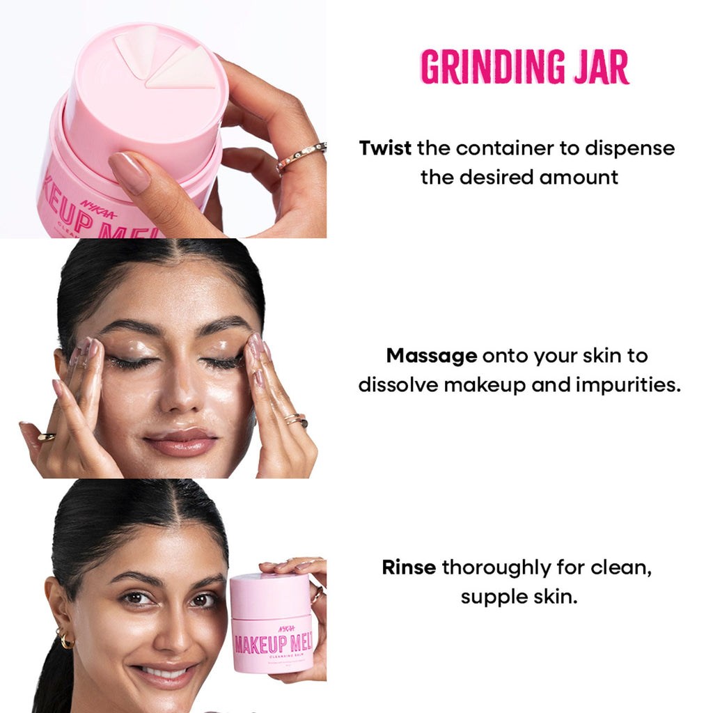 Nykaa Skin Makeup Melter Cleansing Balm – Removes Waterproof Makeup, Excess Oil & Unclogs Pores