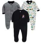 Daddy - G Rompers/Sleepsuits/Jumpsuit /Night Suits for New Born Babies - Black