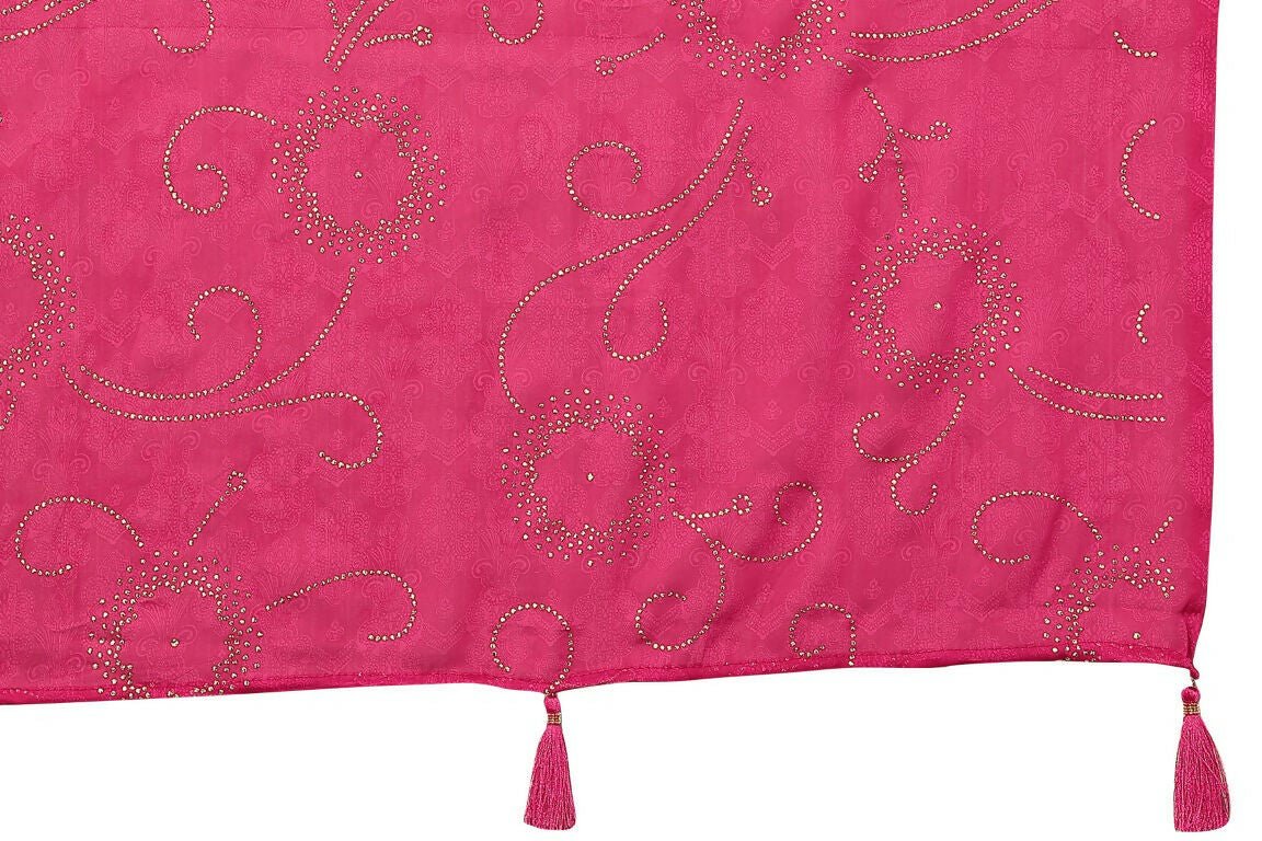 Aafreen Partywear Designer Pink Rangoli Silk Fancy Saree
