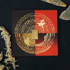 Tehzeeb Creations Golden Embossed Wall Painting