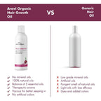 Aravi Organic Hair Growth Hair Oil with Onion Oil