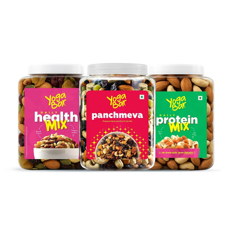 Yoga Bar Daily Health, Protein & Panchmeva Mix Combo