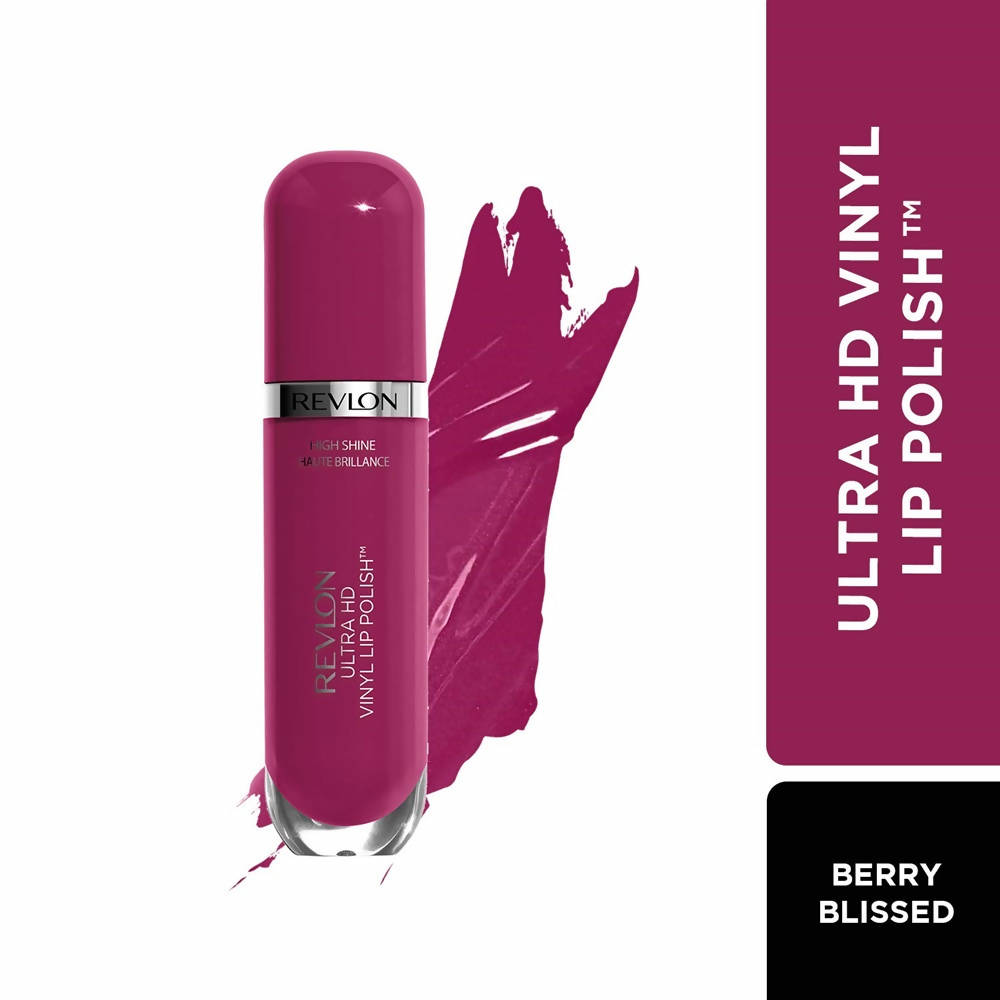 Revlon High Shine Haute Brillance Ultra Hd Vinyl Lip Polish - Berry Blissed