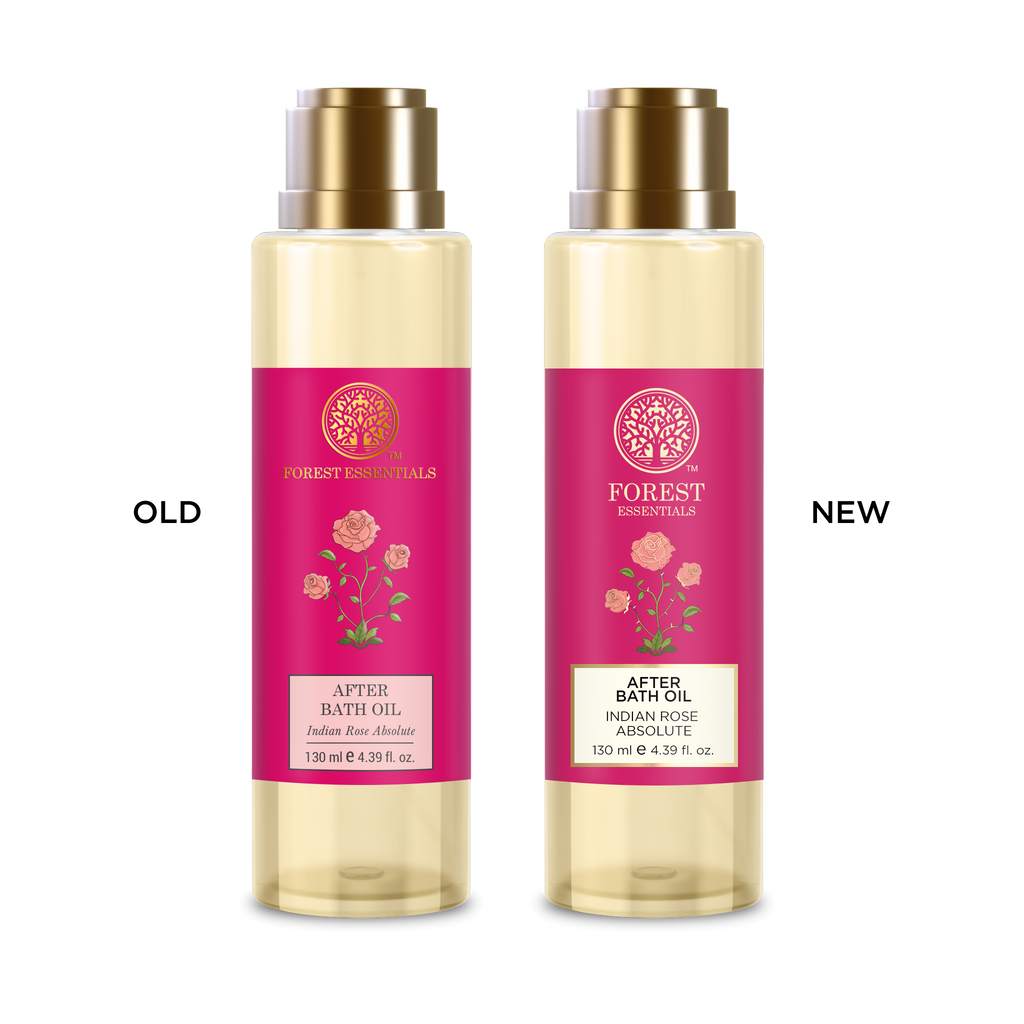 Forest Essentials After Bath Oil Indian Rose Absolute - Nourishing After Shower Body Oil - Distacart