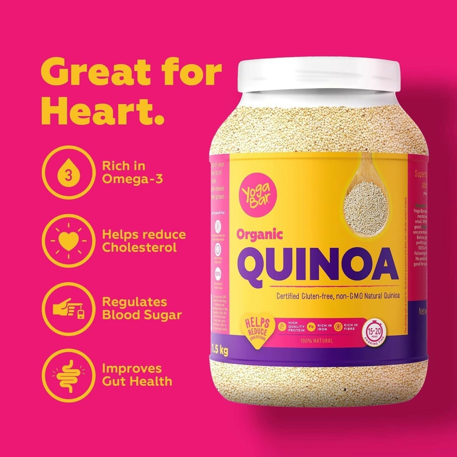 Yoga Bar Whole Quinoa Pouch - Distacart