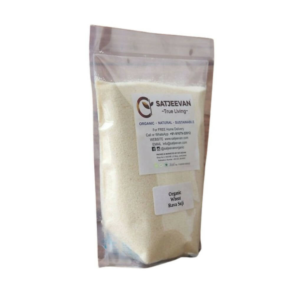 Satjeevan Organic Wheat Rava Suji - Distacart
