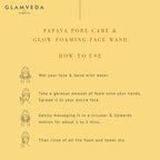 Glamveda Papaya Pore Care & Glow Face Wash