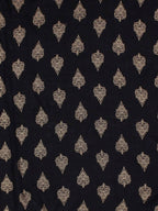 Yufta Women Black Solid Kurta with Palazzo & Dupatta