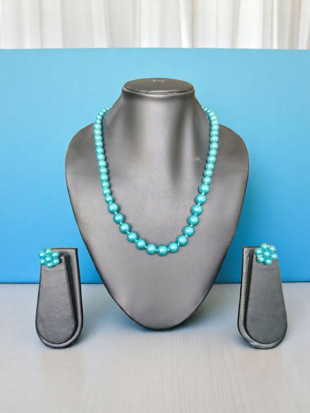Inhanns Spectrum Everyday Pearl Sets - Single Strand - Skyblue