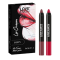 Love Earth Lip Crayon Non-Transfer Lipstick - Deeps