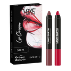 Love Earth Lip Crayon Non-Transfer Lipstick - Deeps
