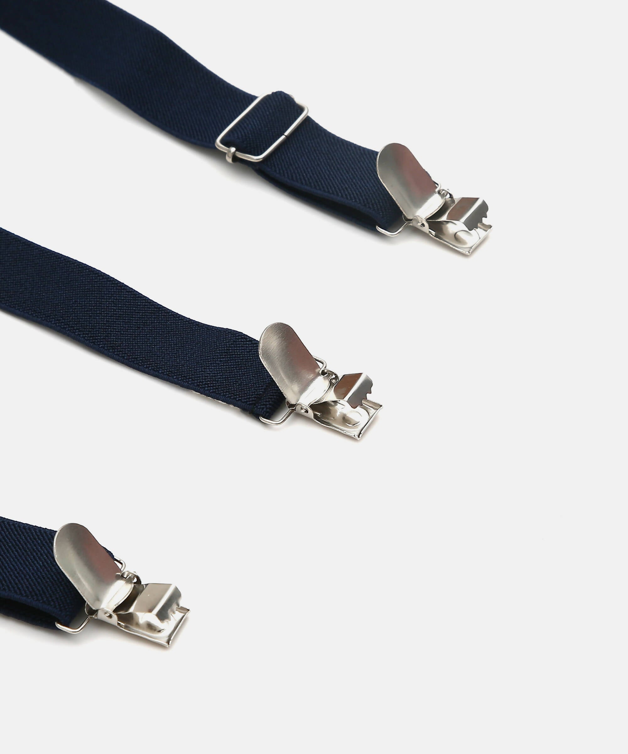 Manet Boys Solid Suspenders - Navy Blue