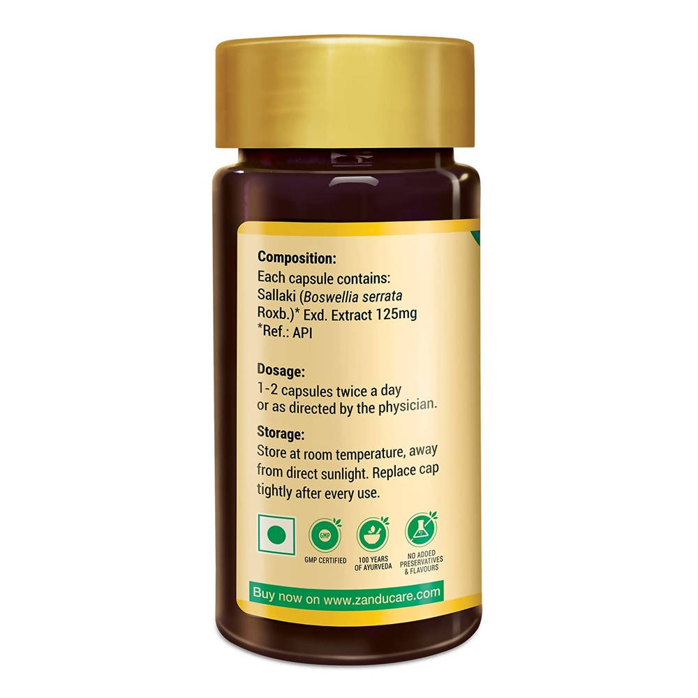 Zandu Sallaki Capsules Good For Joint Health - Distacart