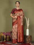 Shree Shyam Fashion Lichi Silk Cream Saree - Distacart