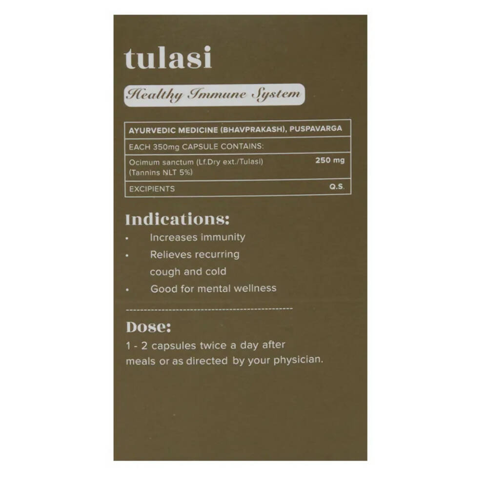 Baidyanath Jhansi Ayurvedant Tulasi Capsules - Distacart