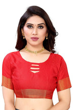 Vamika Banarasi Jacquard Weaving Red Color Saree