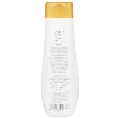 Jovees Thyme & Tea Tree Anti Dandruff Shampoo For All Hair Types - Distacart