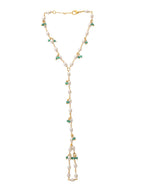 Ruby Raang Multi Pearl & Stone Haath Phool - Distacart