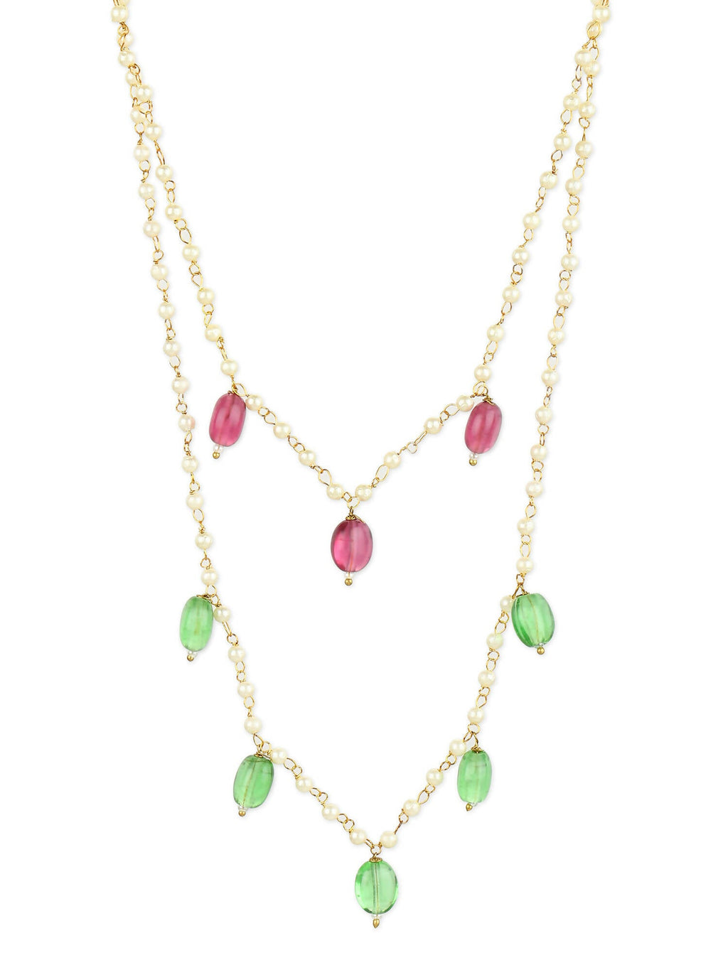 Women's Gold-Plated Necklace - Ruby Raang - Distacart