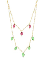 Women's Gold-Plated Necklace - Ruby Raang - Distacart