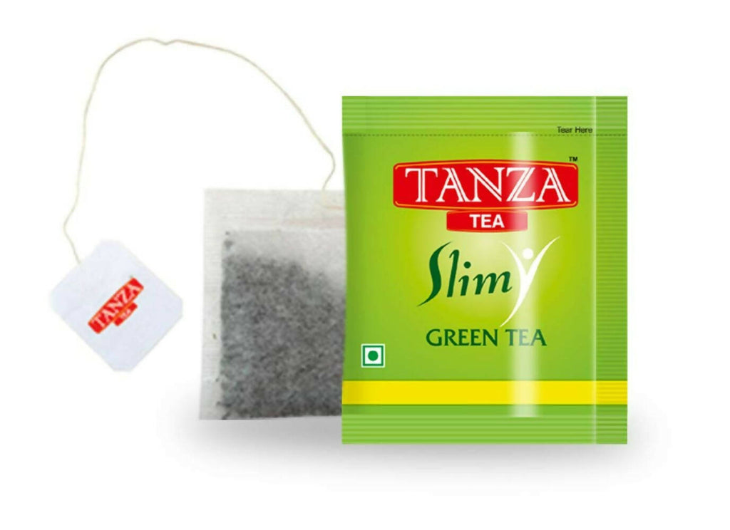Tanza Tea Slim Green Tea Bags Mint Ginger - Distacart