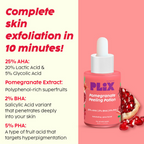 PLIX The Plant Fix Pomegranate Plump Lips, Puddin Mask & Scrub With Peeling Potion