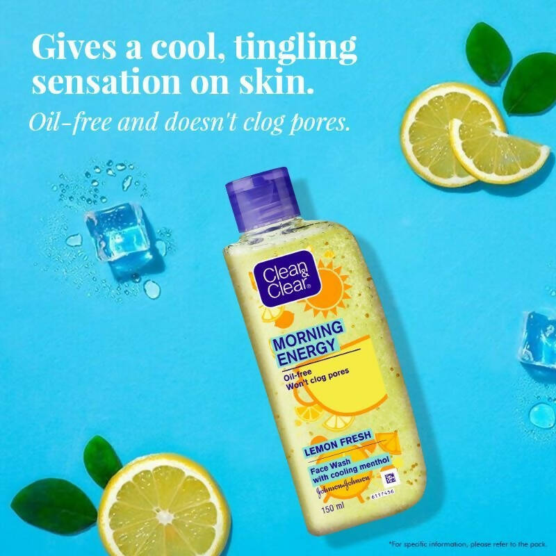 Clean & Clear Morning Energy Lemon Fresh Face Wash - Distacart