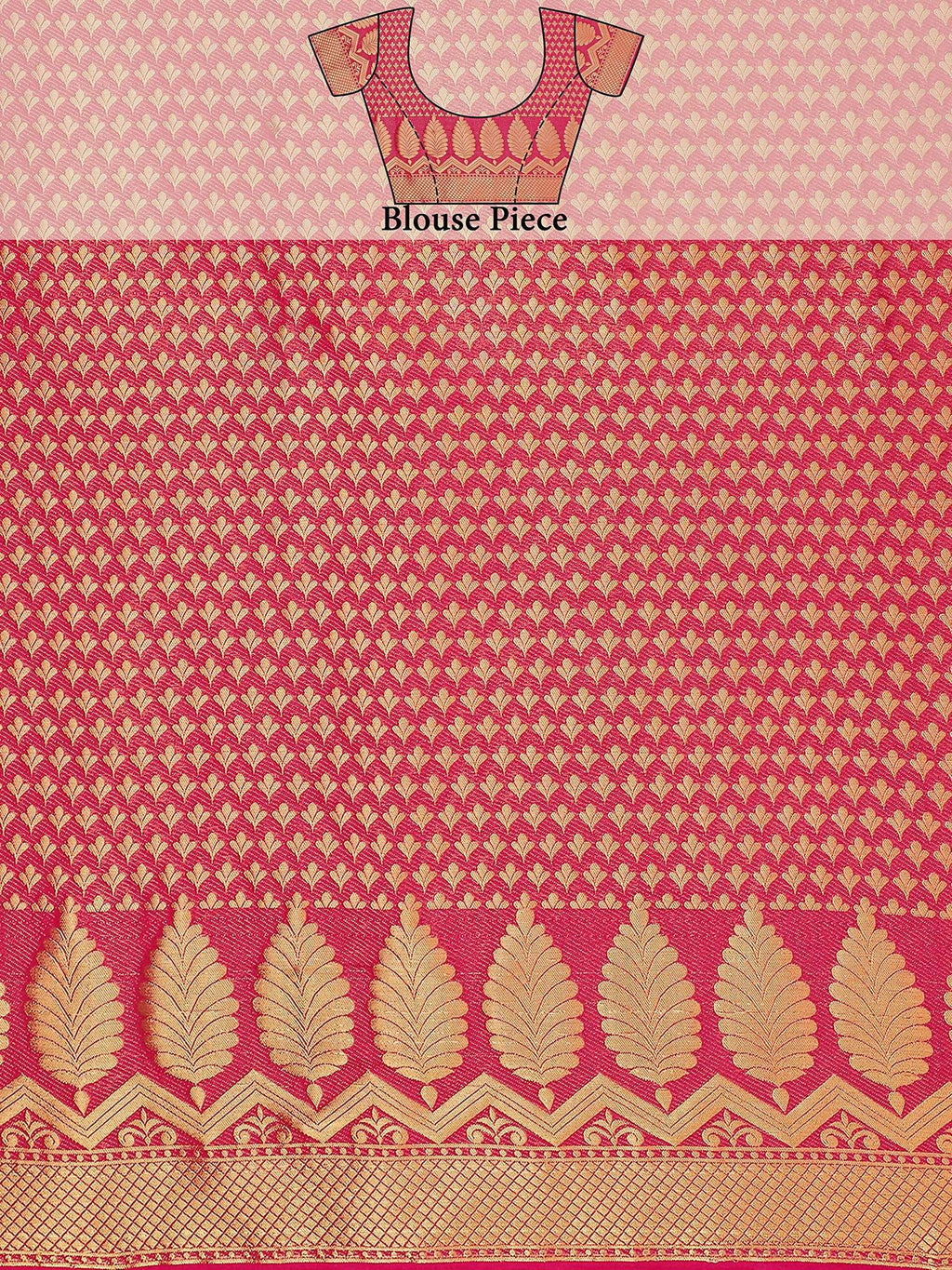 Mimosa Women's Mysore Silk Pink Saree - Distacart