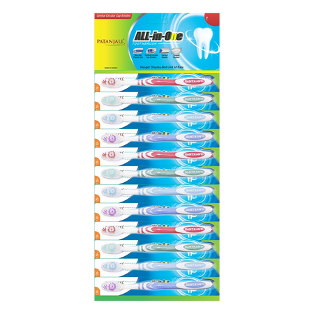 Patanjali Toothbrush All In One Hanger