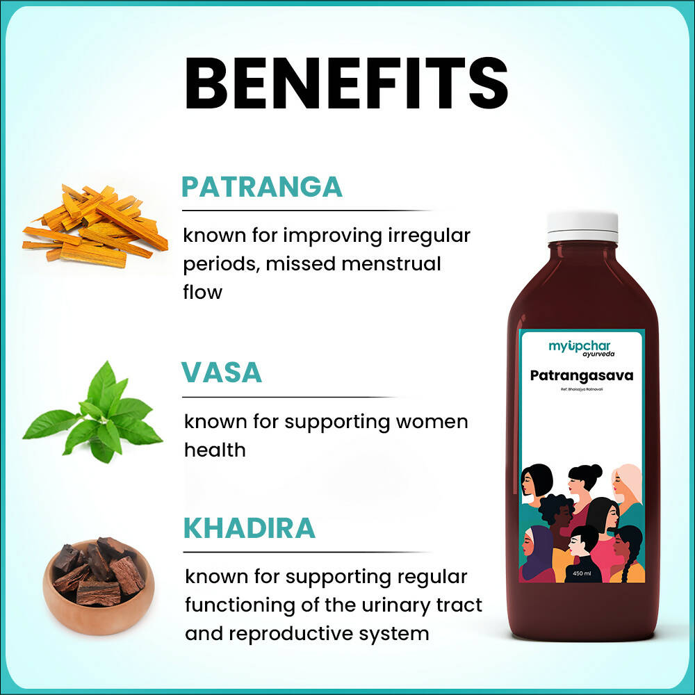 myUpchar Ayurveda Patrangasava Tonic For Women - Distacart