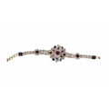 Rounded Colorful Stones Chain Rakhi - Distacart