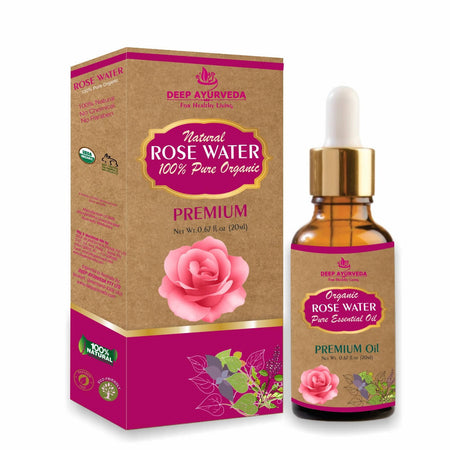 Deep Ayurveda Organic Rose Water Essential Oil