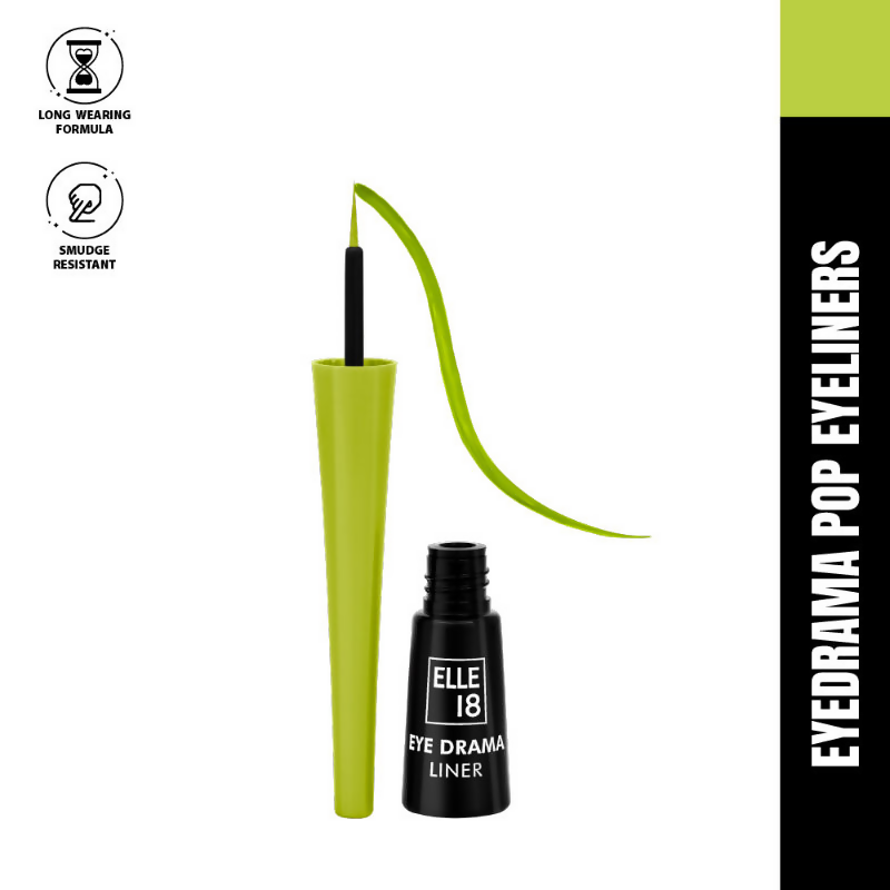 Elle 18 Eye Drama Liner - Glo Green