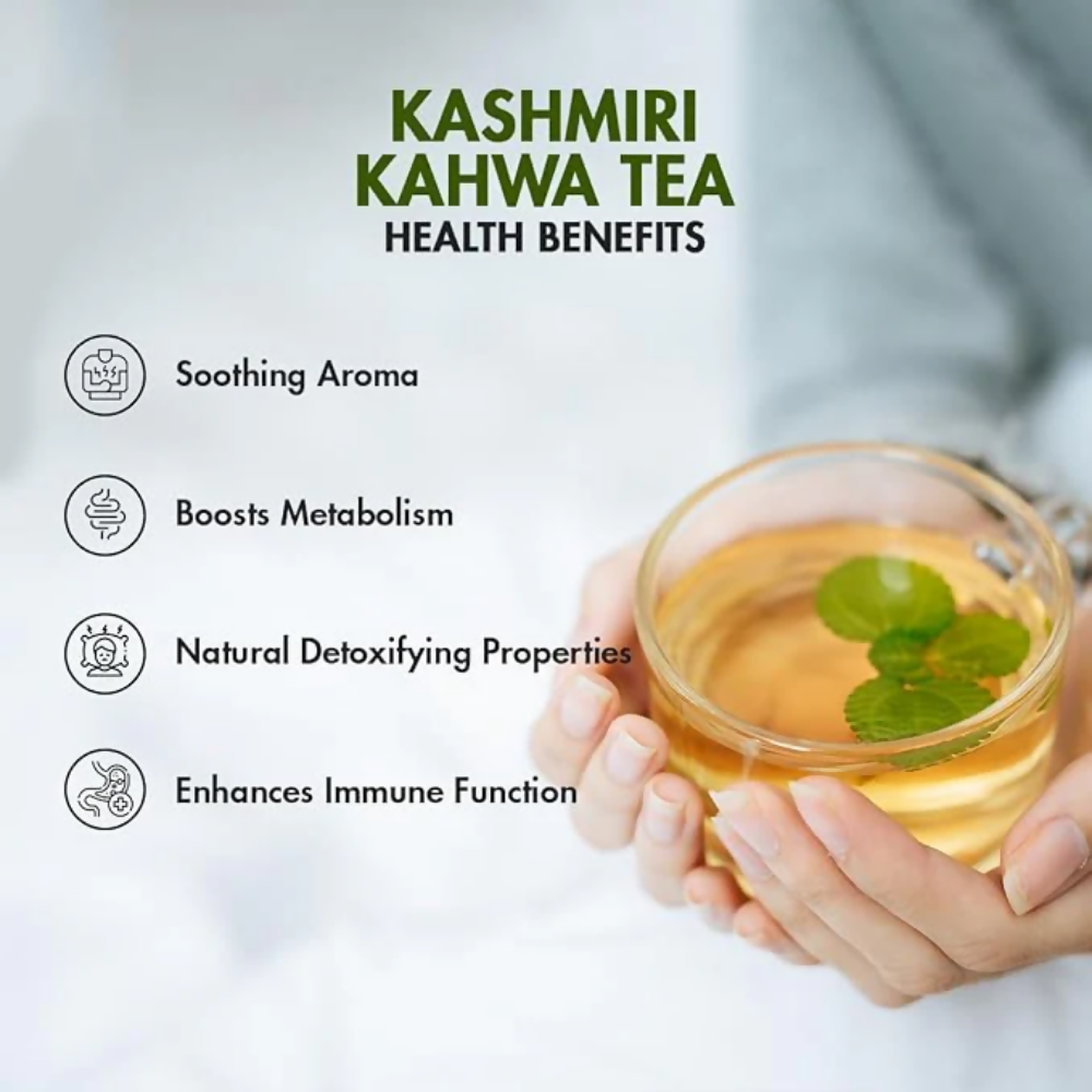 Tea Treasure Kashmiri Kahwa A Blend of Green Tea - Loose Leaf - Distacart