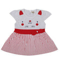 NammaBaby Baby Girl's A-Line Mini Frock Dress - Red 120