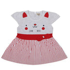 NammaBaby Baby Girl's A-Line Mini Frock Dress - Red 120