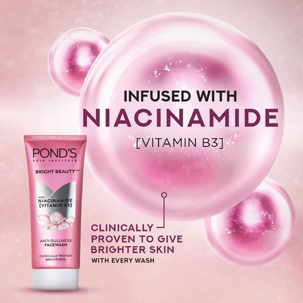 Ponds Bright Beauty Vitamin B3+ Face Wash - Distacart