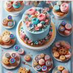 confect happy anniversary toppers for cakes cupcakes cake decorations supplies 100gms ct 12